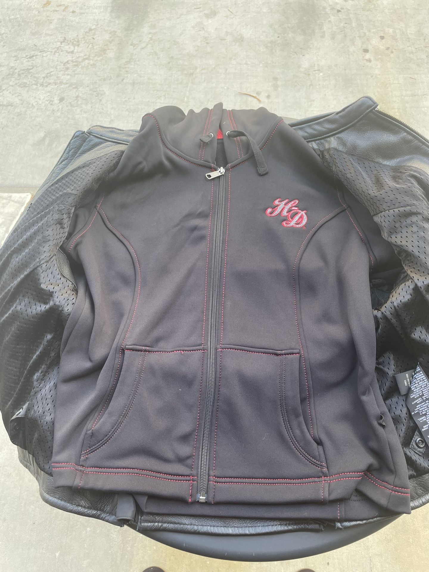 HarleyDavidson Womens Scroll Skull 3in1 Leather Jacket for Sale in