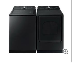 Top Load Washer and Electric Dryer Laundry Pair