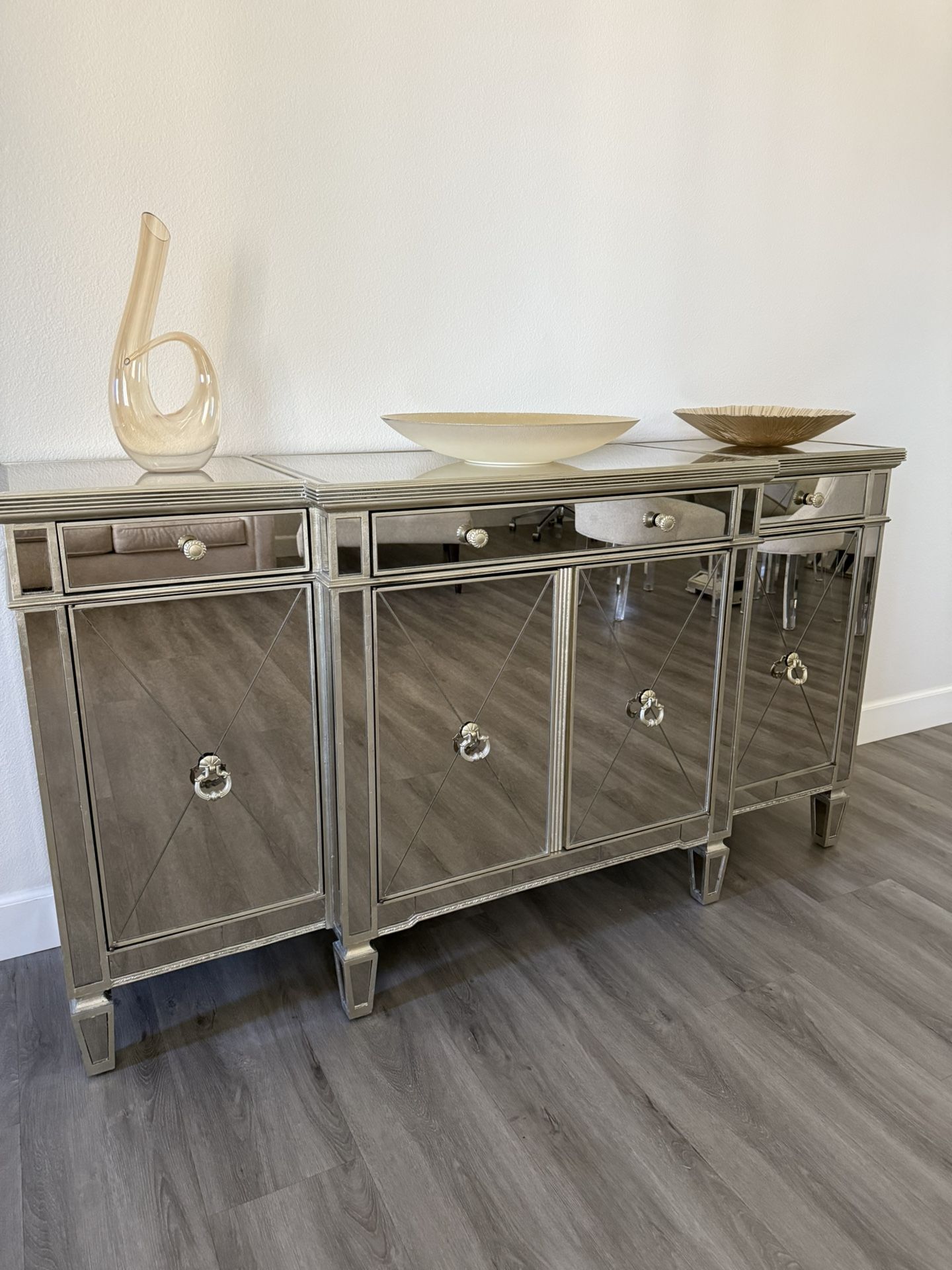 Z Gallerie Borghese Mirrored Buffet