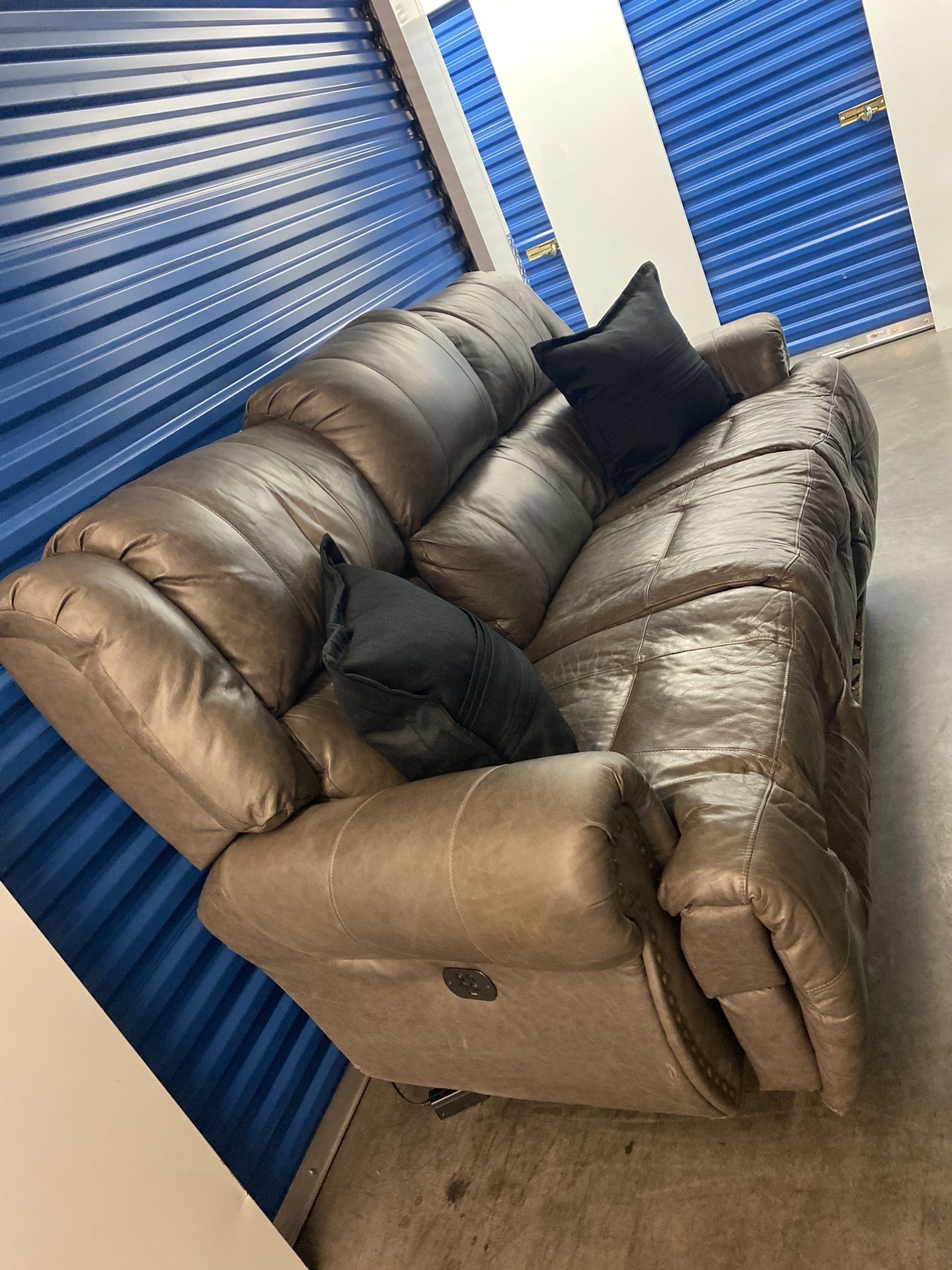 Gray Electric Recliner (free Couch )