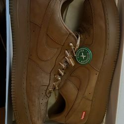Size 13 Nike Air Force 1 Low SP (Supreme Wheat)