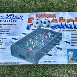 NEW IN BOX Excalibur Electronics Tabletop Foosball Table 