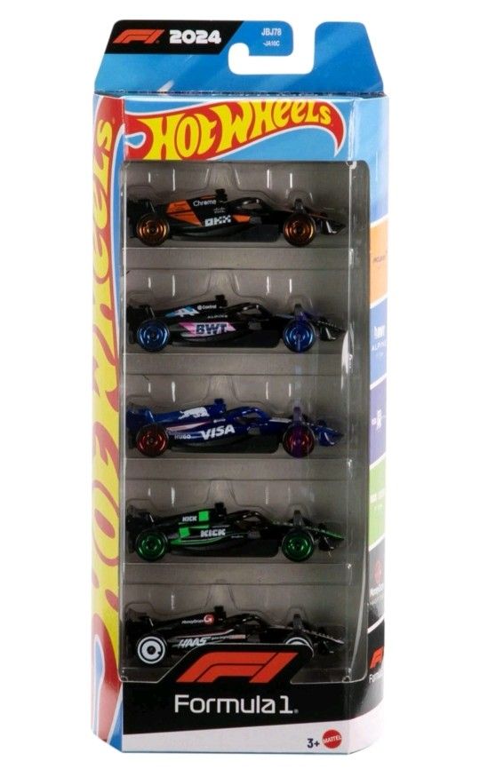 Hot Wheels Formula 1 5 Pack 2025