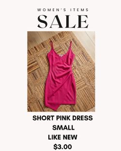 Short pink dress