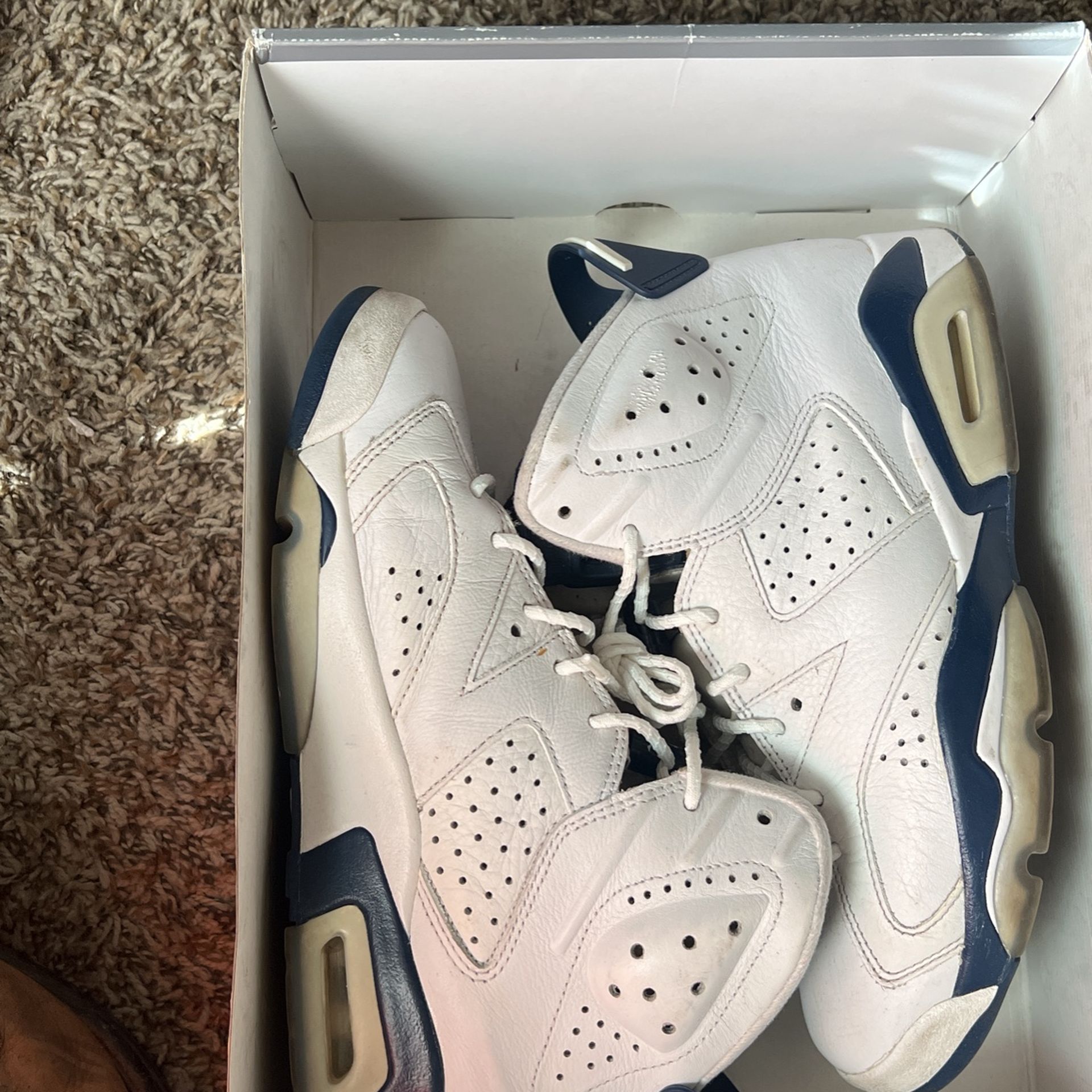 Jordan 6’s Olympic Color way
