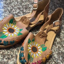 floral sandals