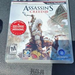 PS3 Assassins Creed III