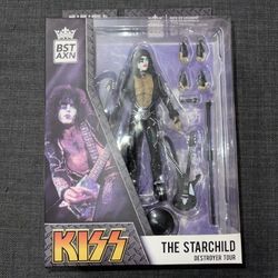 BST AXN KISS Destroyer Tour THE STARCHILD Paul Stanley 5" Figure & Accessories New in Box! 