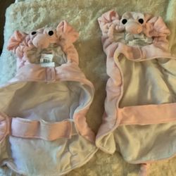 Lot Of 2 Small Piggy Dog Halloween Customs