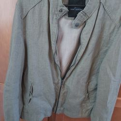 Marc Anthony Linen And Cotton Men's Jacket.  Large
