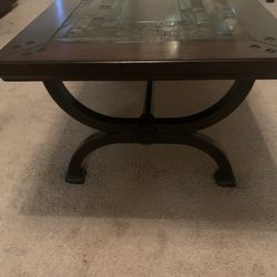 Living Room Table Set With Lamp 