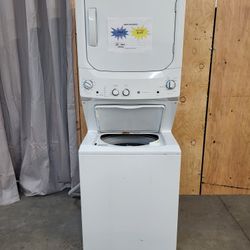 💚St. Patrick's Sale! GE Full-size Washer Dryer Electric Stack-Warranty Included 