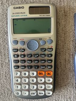 Casio FX-115ES PLUS Silver Natural V.P.A.M Two Way Power Scientific Calculator