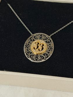 Disney Club 33 Sterling Silver Necklace Jewelry