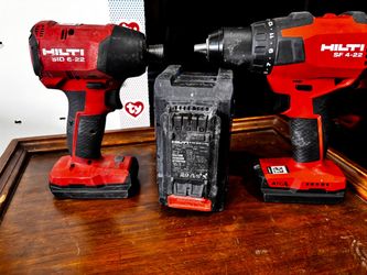 Hilti Cordless Combo — SID 6-22 Impact Driver + SF 4-22 Hammer Drill + 22V 11.05Ah Battery