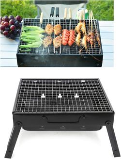 Foldable Charcoal BBQ Grill Outdoor Camping Picnic Travel Cooker COOK06