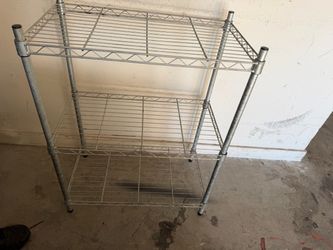 3-Tier Metal Wire Shelving Unit
