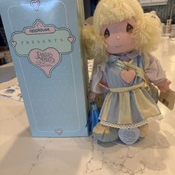 6 Precious Moments porcelain and soft dolls