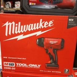 MILWAUKEE M18 COMPACT HEAT GUN TOOL
ONLY
