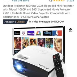 Nicpow Projector
