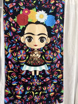 Frida Kahlo Beach Towel