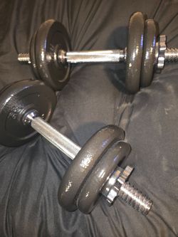 Two dumbells
