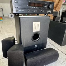 Home Theater Audio System with Speakers / Subwoofer / Receiver