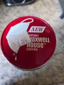 Vintage Maxwell House Instant Coffee Jar