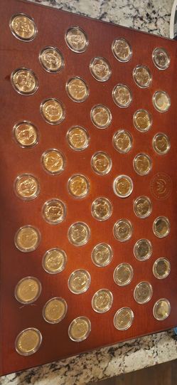 Danbury Mint Presidential Dollar Collection
