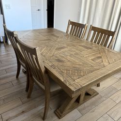 Wooden Farm Table 
