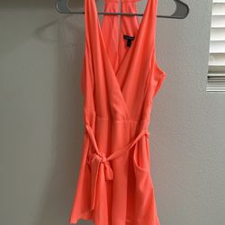 Coral Express Romper with Pockets Size 4