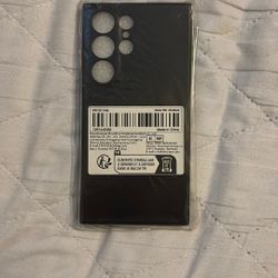 black phone case designed for the Samsung Galaxy S24 Ultra Black . 