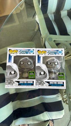 Funko Pop marvel fantastic four doctor doom convention exclusives