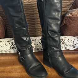 Black High Top Boots