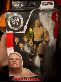 Mattel WWE Elite Collection Brock Lesnar Ruthless Aggression Figure w/ Belt
