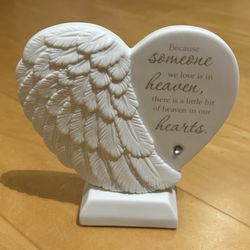 Memorial Angel Wing Plaque