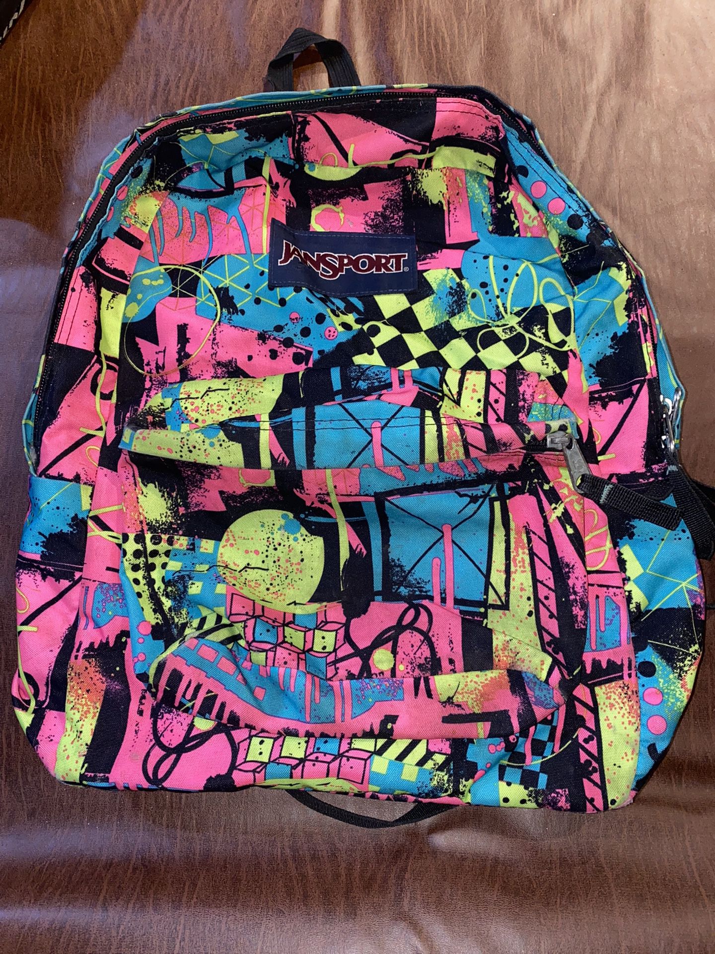 Neon Medium Jansport Backpack 