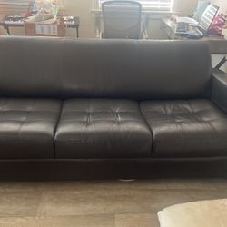 Leather Sofa NEED TO GET RID OF 