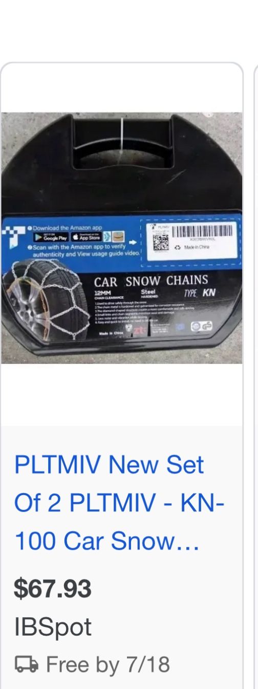 Snow Car Chains