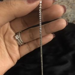 Tiffany diamond & platinum bracelet