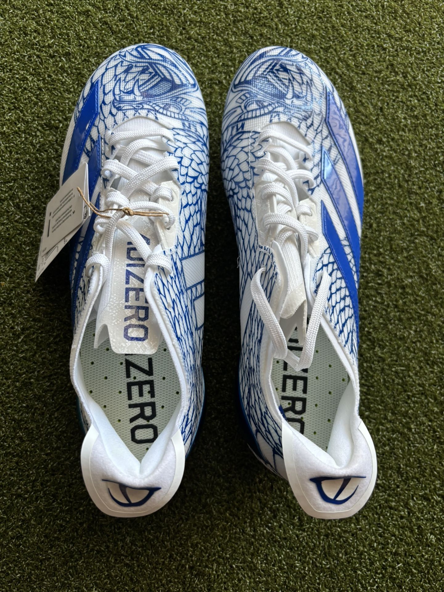 Adidas Adizero Electric.2 “Royal White Blue” Football Cleats Size 9.5 Adidas Adizero Electric.2 “Royal White Blue” | Mercari main image 3