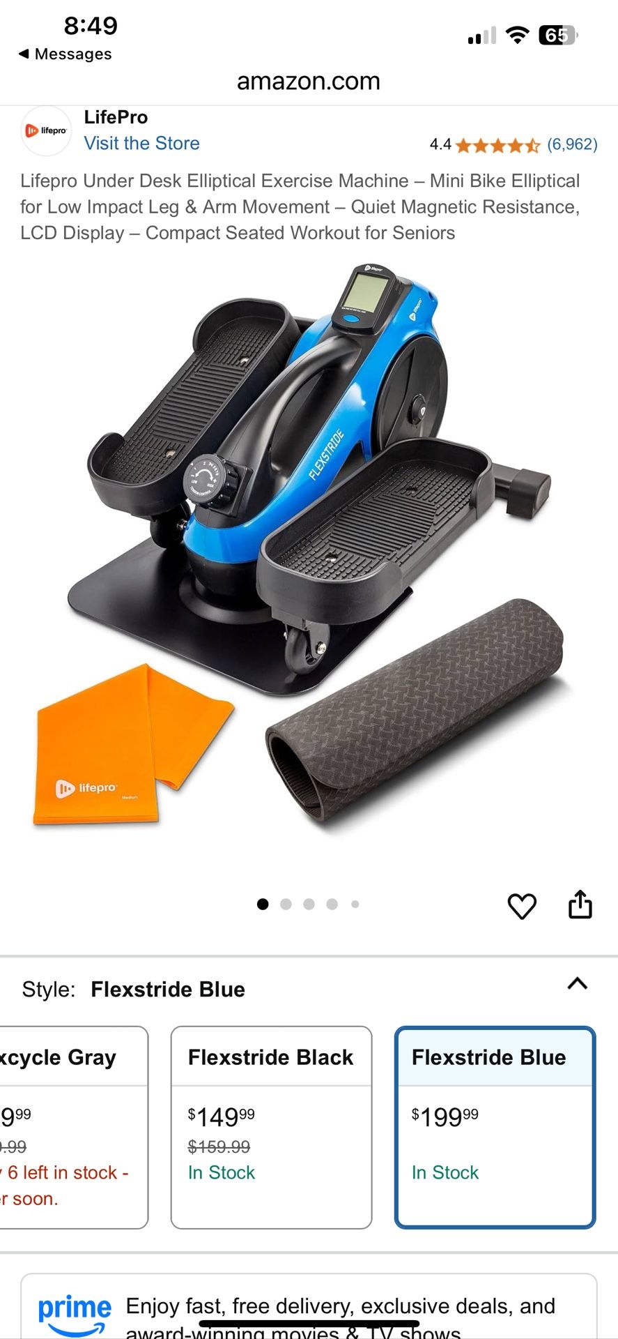Lifepro Under Desk Elliptical Exercise Machine