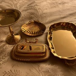 24k Gold Plated Vintage Items
