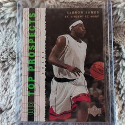 2003-04 Upper Deck UD Top Prospects - #55 LeBron James (RC)