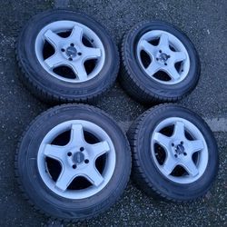 MB Rims an 205/65R15 Bridgestone Blizzak WS70 Tires 