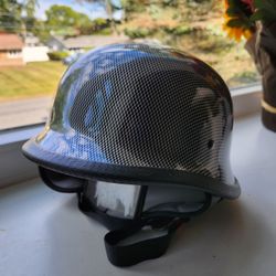 Half Face Motorcycle Helmet. Medium