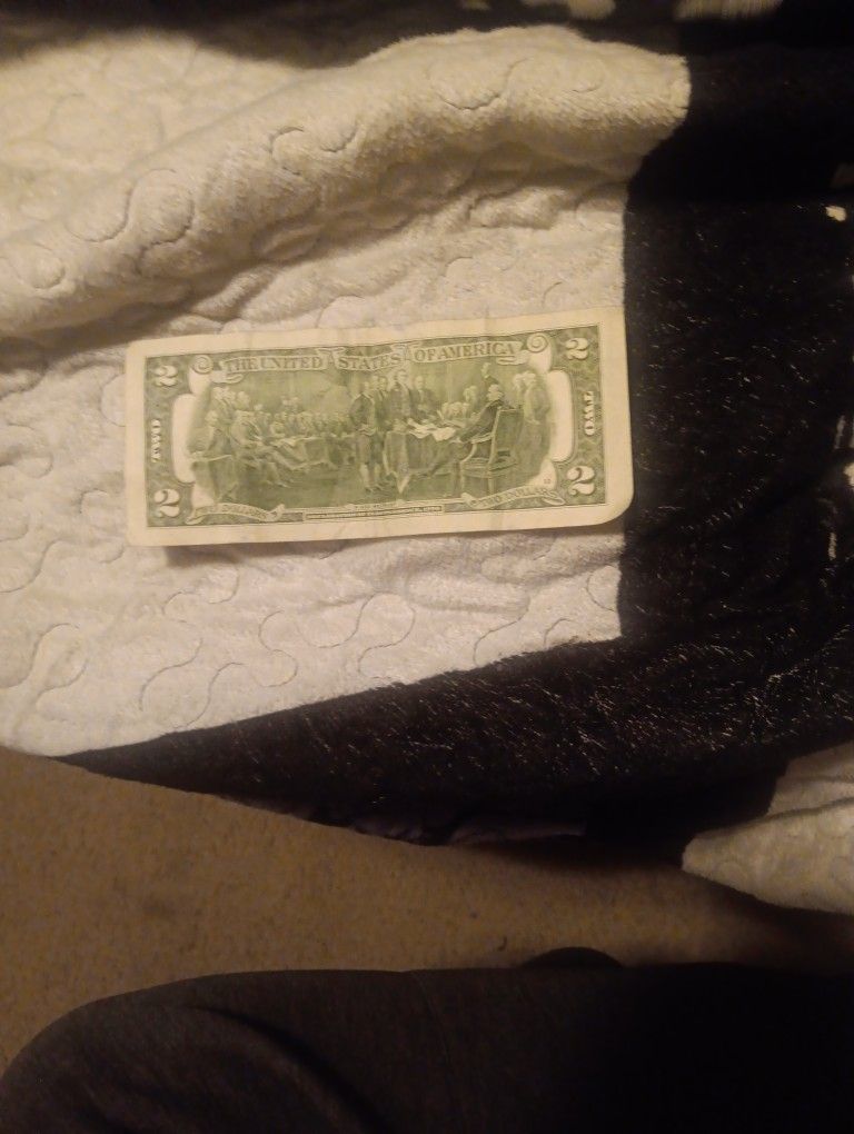 1776 2 Dollar Bill