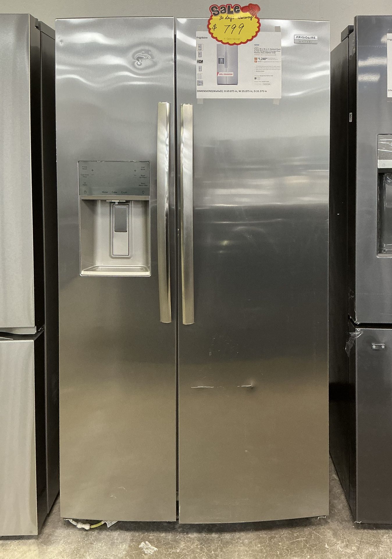 Frigidaire Gallery 26 cu. ft. Standard Depth Refrigerator in Smudge-Proof