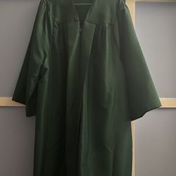Green Graduation Gown