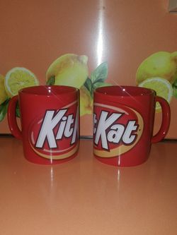 Kit Kat Mugs New never used dishwasher and microwave safe